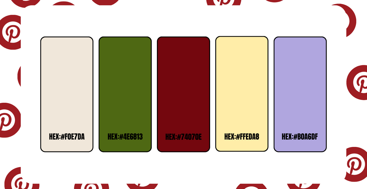 Le 5 tendenze Colori di Pinterest per il 2025: sfruttale per i tuoi contenuti social!