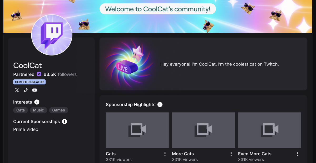 Twitch apre le sponsor agli Affiliati: cosa cambia