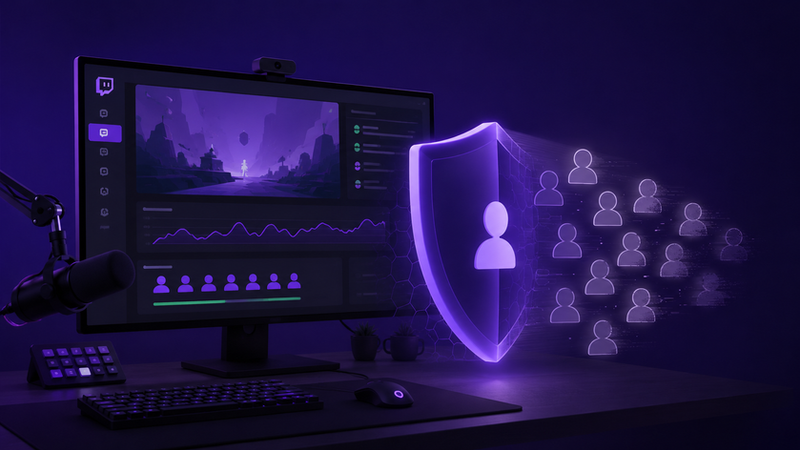 Twitch contro il viewbotting: arriva il limite alle visual live