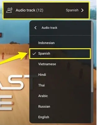 audio multilingua youtube