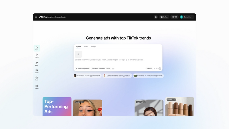 TikTok Symphony Agent: l’AI che trasforma trend e creator in campagne per i brand
