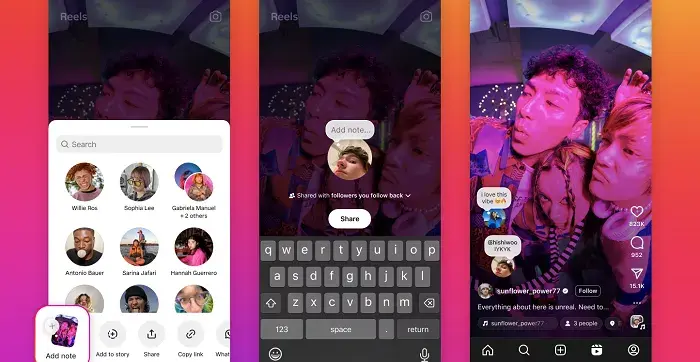 Instagram rimuove le Notes dai post e dai Reel