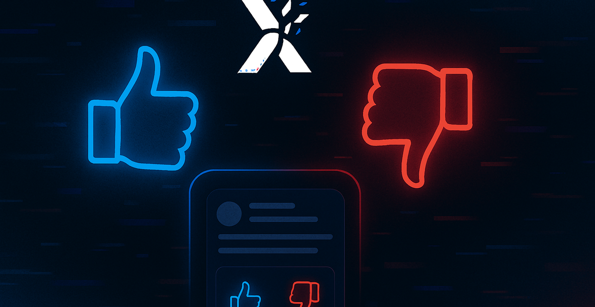X testa il pollice in su (e in giù): addio al cuore?
