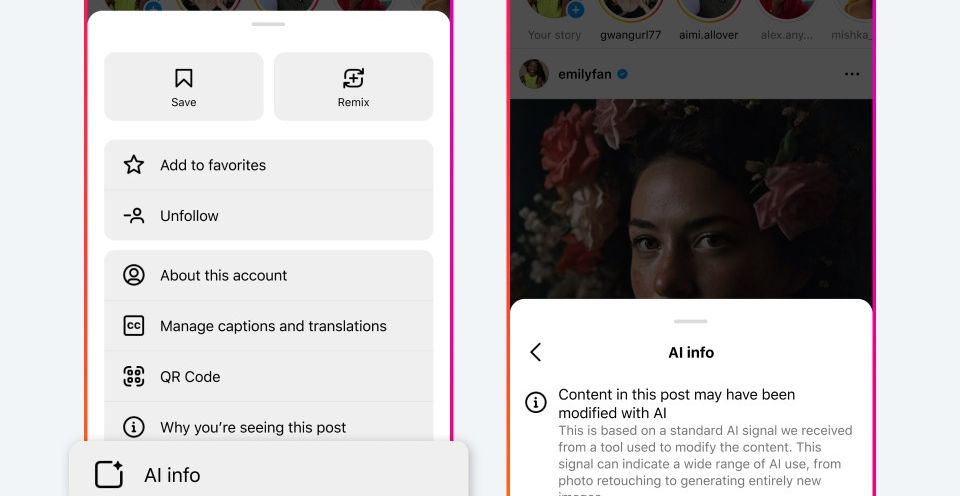 Instagram e le etichette AI: quando la trasparenza crea confusione