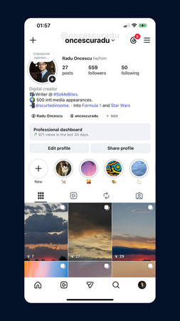 Add interests Instagram