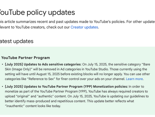YouTube contro l'AI? ecco come vengono monetizzati i video non autentici