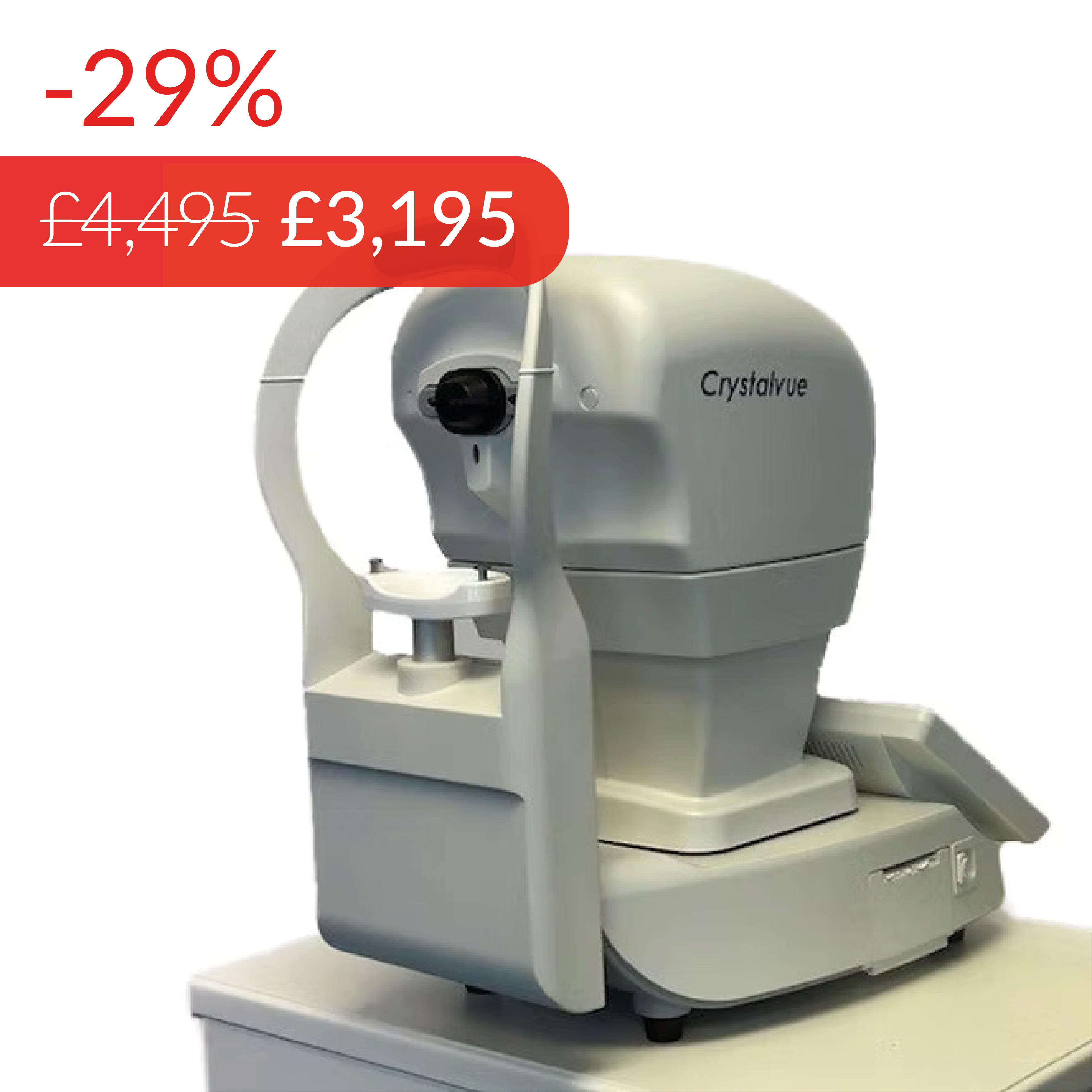 EX-DEMO TONOVUE AUTOMATIC NON CONTACT TONOMETER FROM CRYSTALVUE