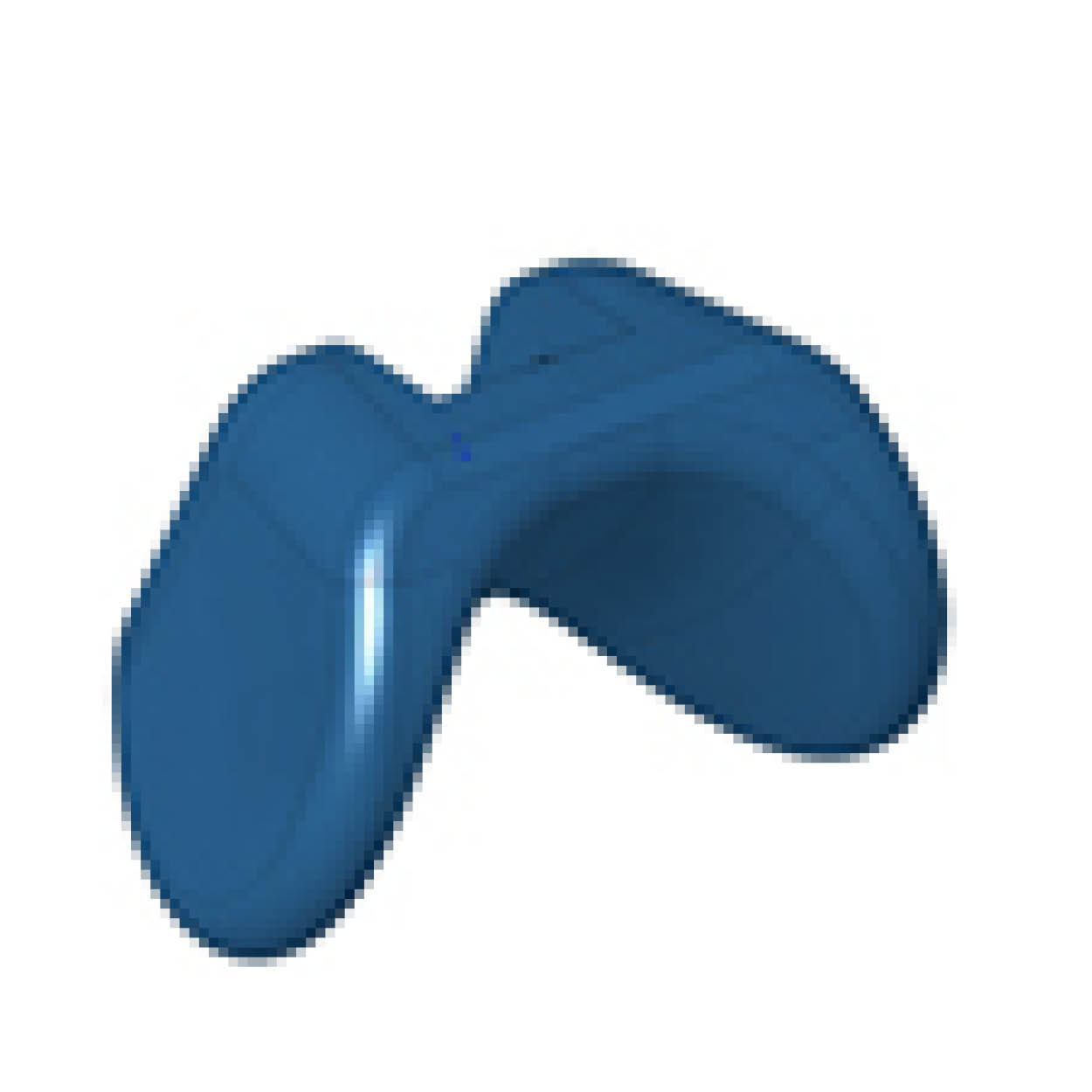 OCULUS UB6/UB4/UB3+ Nose pad blue, soft (set of 3 pcs.)