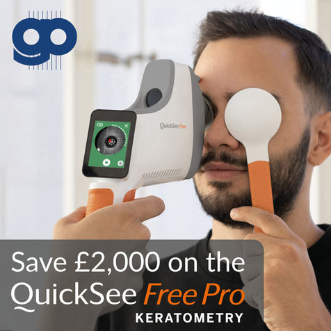 Exclusive £2,000 Trade-In Deal on QuickSee Free Pro Keratometry    