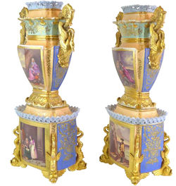 Vases on Fixed Stand