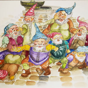 Aquarell & Fineliner