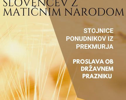 Vabljeni na Prekmurski trg v Ljubljani v sredo, 17.8. od 16-ih naprej