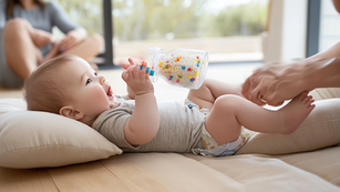 Baby's First Sound Safari Bottle: Exploring Listening and Language Through Shake, Rattle and Play