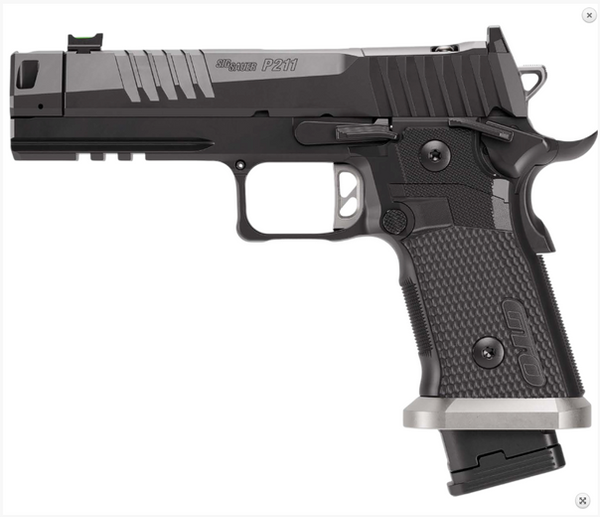 SIG SAUER P211-GTO 9MM PISTOL 4.4" MACH3D COMP
