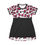 Thumbnail: T-Shirt Dress (Sexy Hot Pink/Black/White