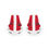 Miniature : Men's Sneakers - My Plug for Weed High Top Shoes (Red)