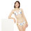 Thumbnail: Black & White Strappy Bikini Set (VU) Big Cat