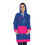 Thumbnail: Women's Hoodie Dress (Zodiac Pink) Blue 