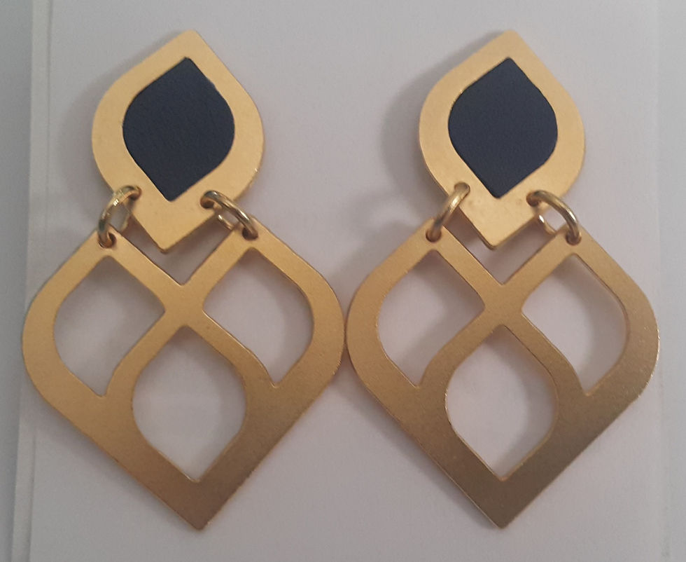 Thumbnail: Hagar - lotus earrings
