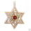 Thumbnail: Star of David with Gold Star of David and real stone