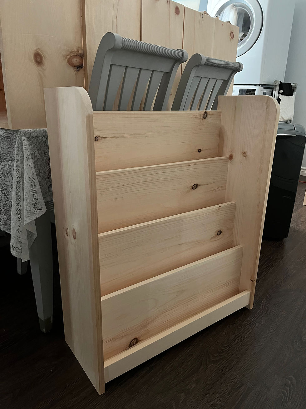 Thumbnail: 4-tier Closed-Sided Bookshelf