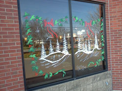 Holiday Window Painting