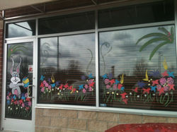 Holiday Window Painting