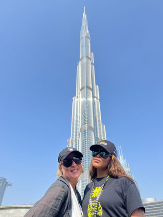 Marion Ferg, Grammy Award winning Rap Queen Eve, Dubai, Burj Khalifa