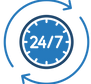logo pour appel 24/24 7/7 astreinnte