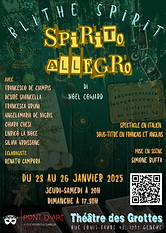 Spirito Allegro - locandina Grottes Gennaio 2025