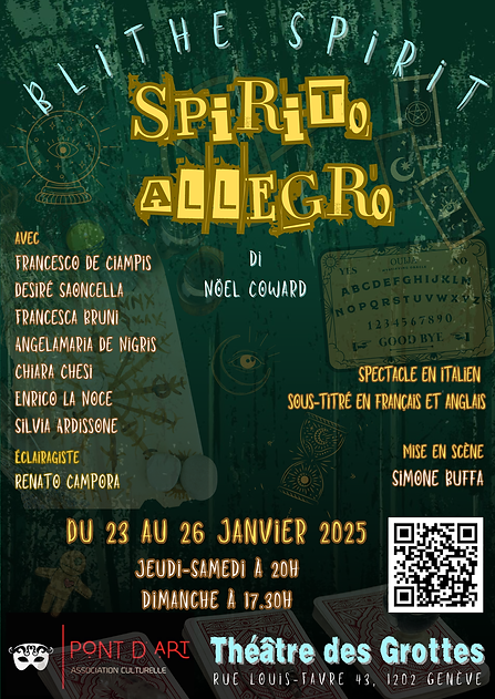 spettacoli teatrali italiano Ginevra Svizzera