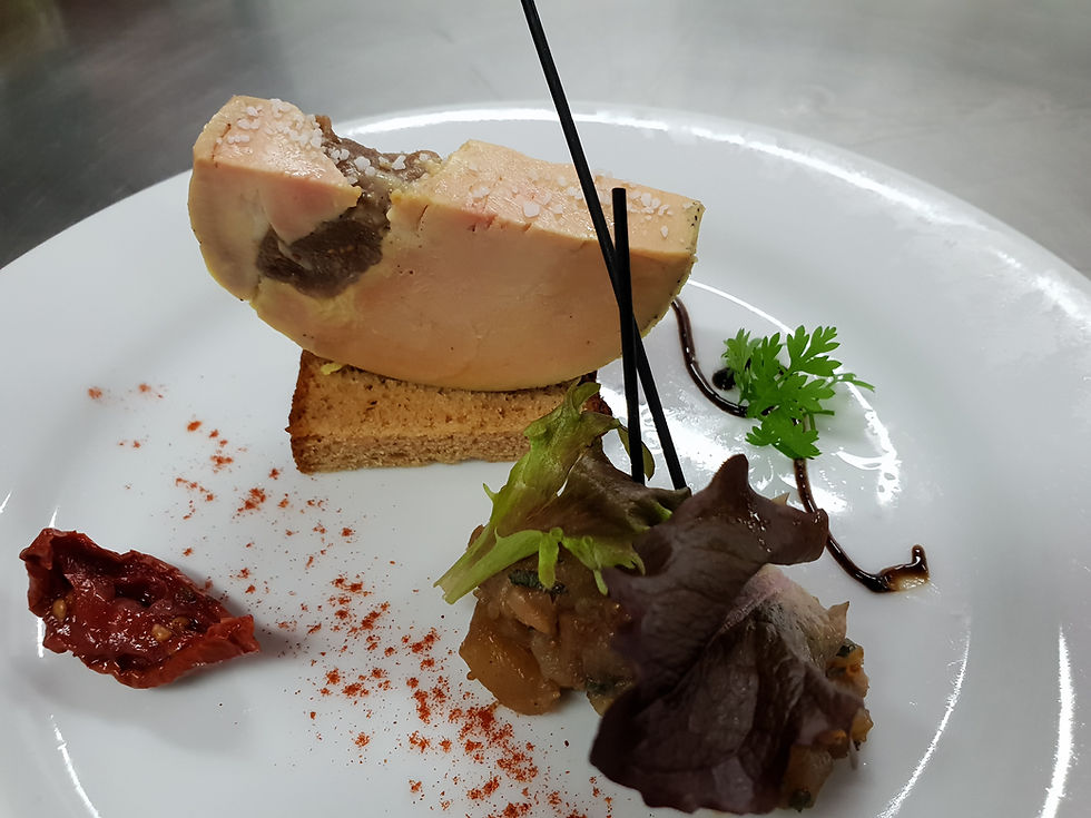 Foie gras de canard aux figues moelleuses
