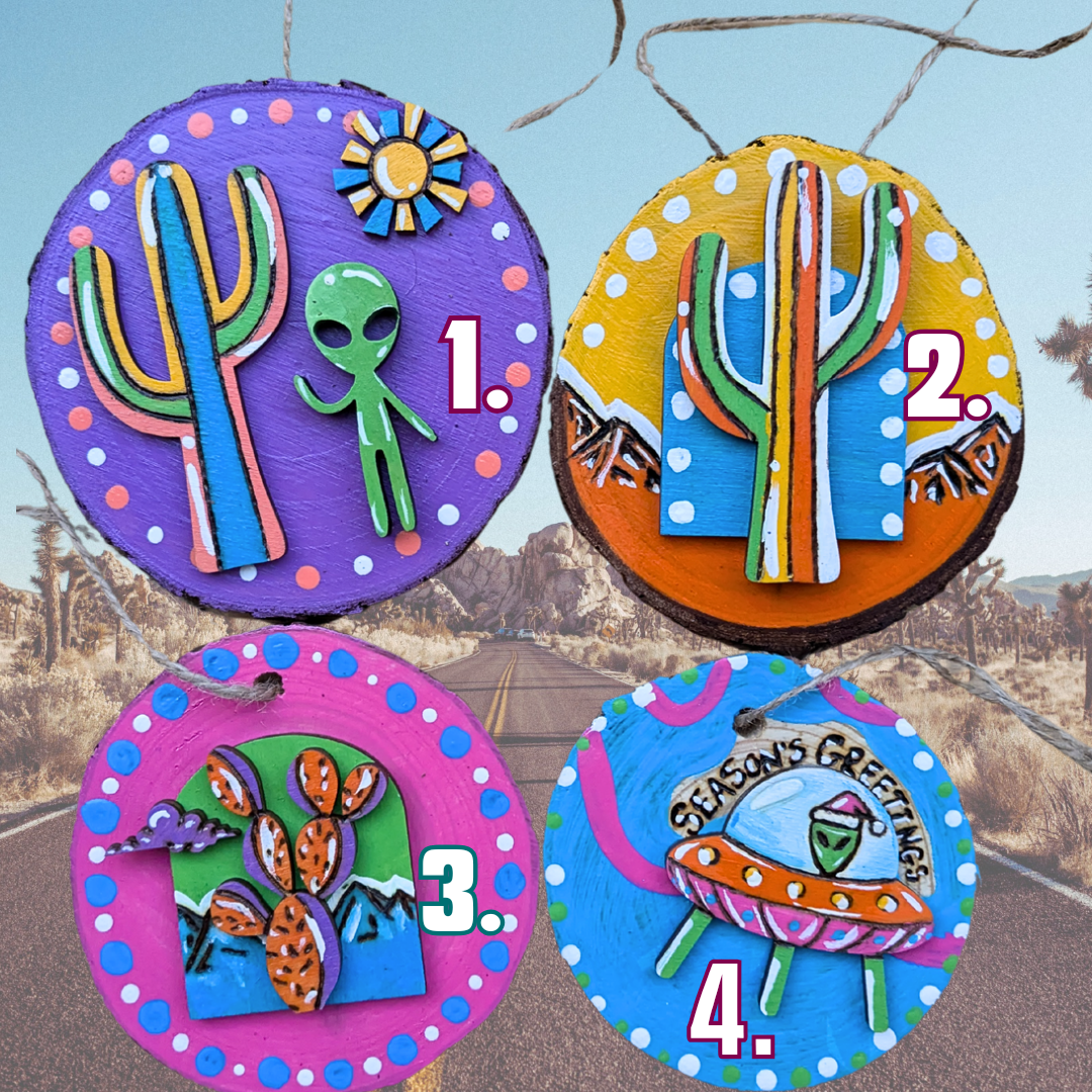 Desert Holiday Ornaments 