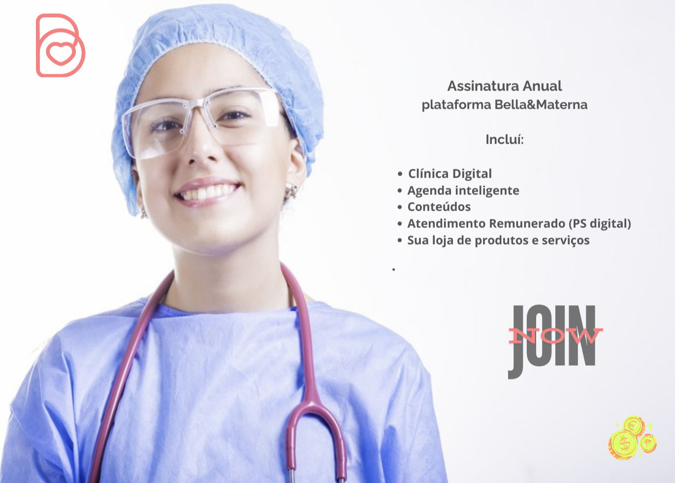 Assinatura anual para profissionais, Pague o equivalente a R$69,00 por mês