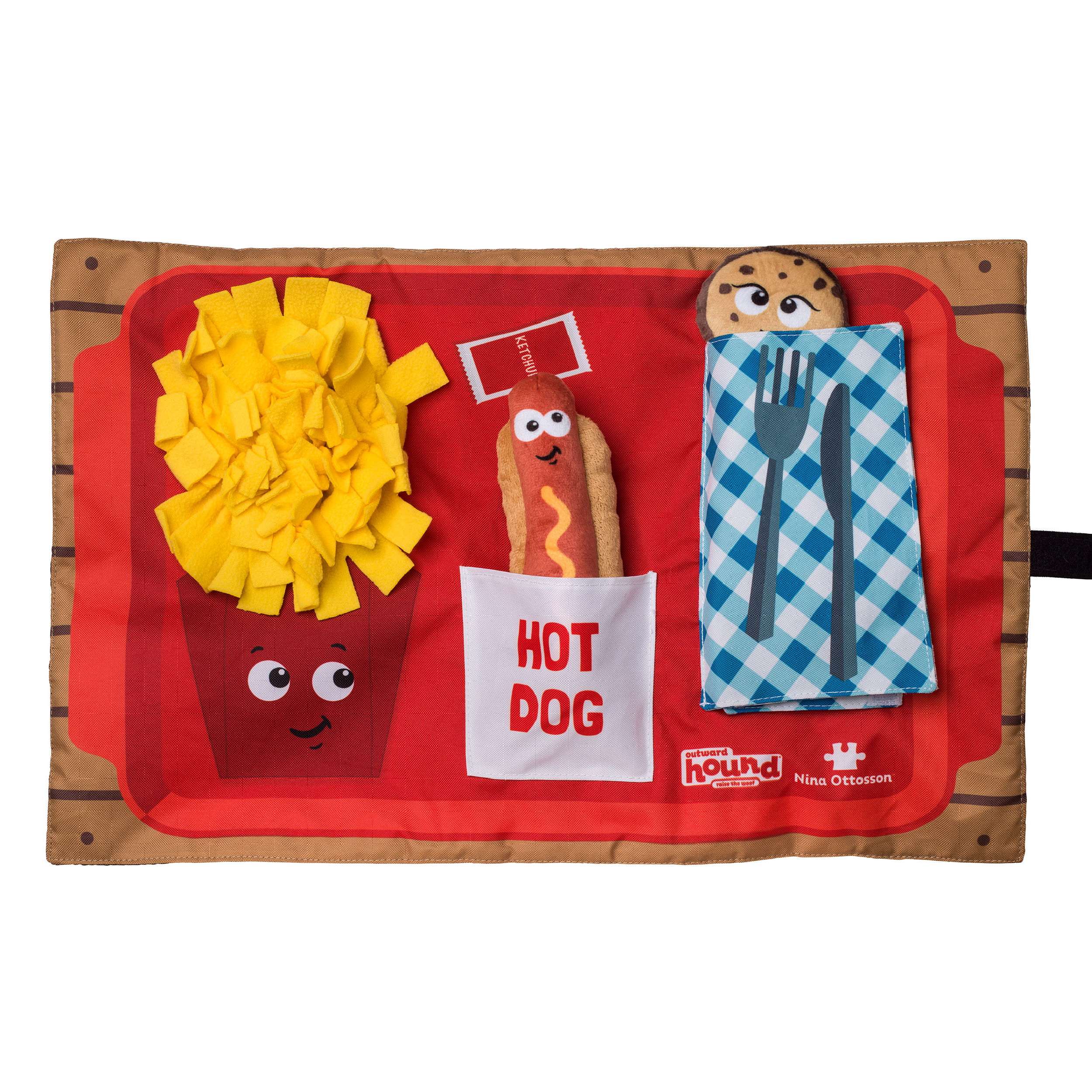 Nina Ottosson Activity Matz Fast Food snuffelmat level 2