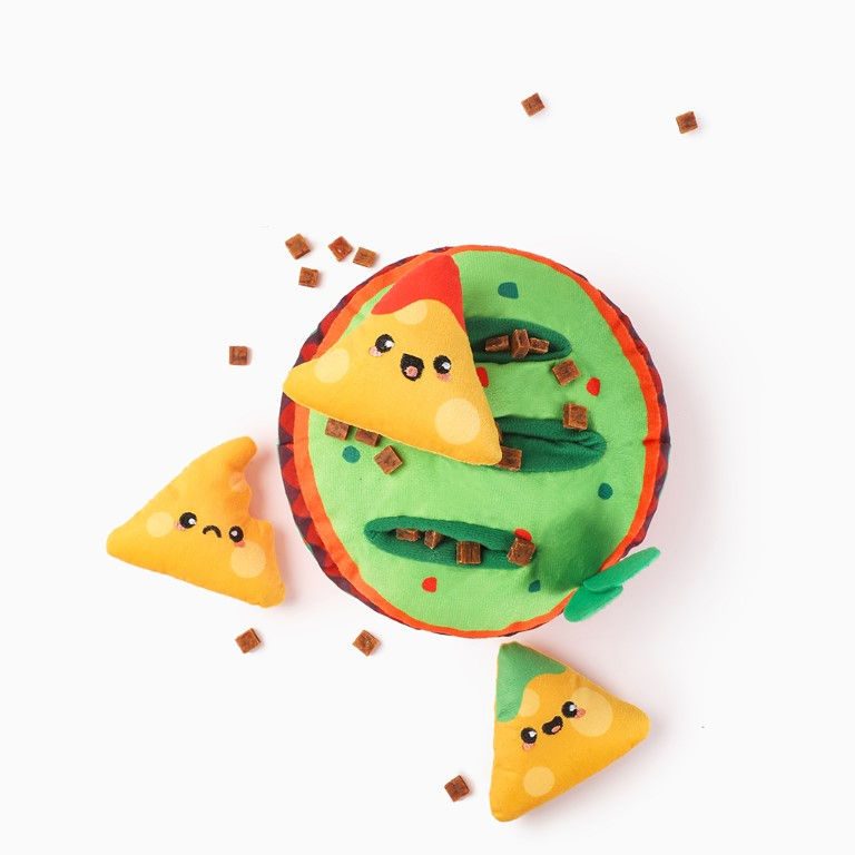 HugSmart Fiesta Chewsday Nachos met pluche schaal en losse nachochips