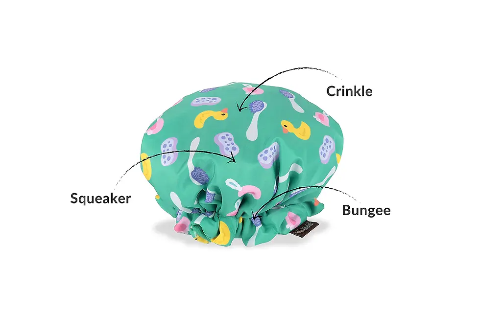 Thumbnail: Badmuts speeltje uit de Splish Splash hondenspeelgoed collectie