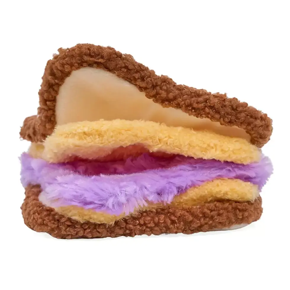 Thumbnail: ZippyPaws Snufflerz PB&J Sandwich snuffelspeelgoed voor honden van opzij