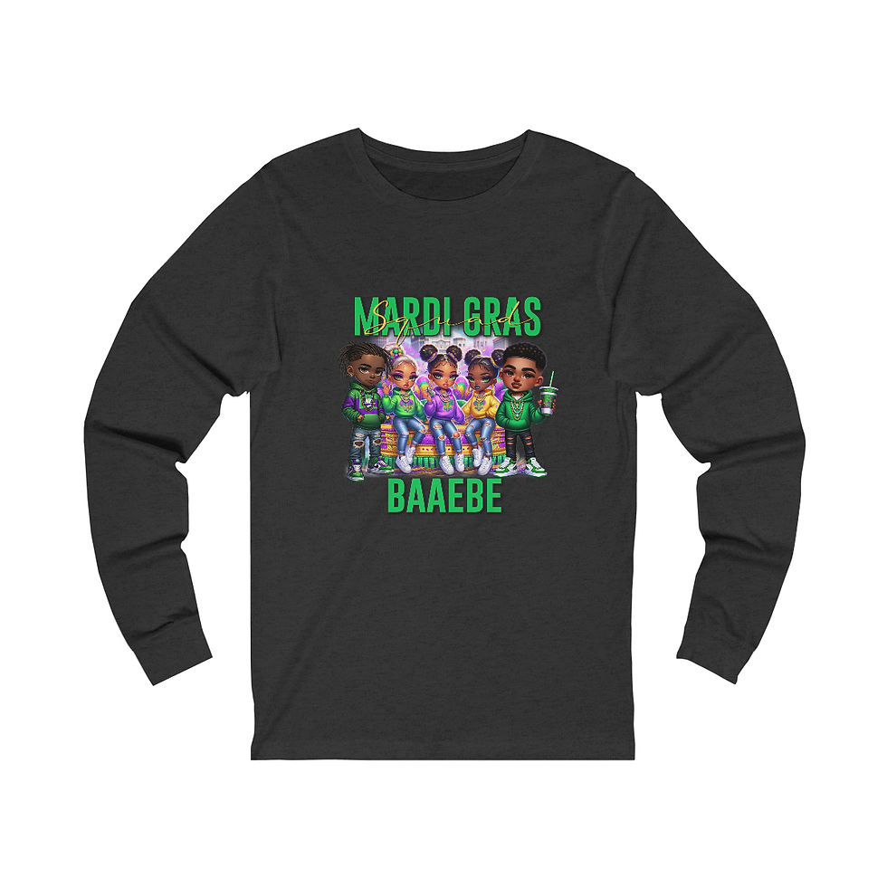 Thumbnail: Mardi Gras Squad Long Sleeve Tee
