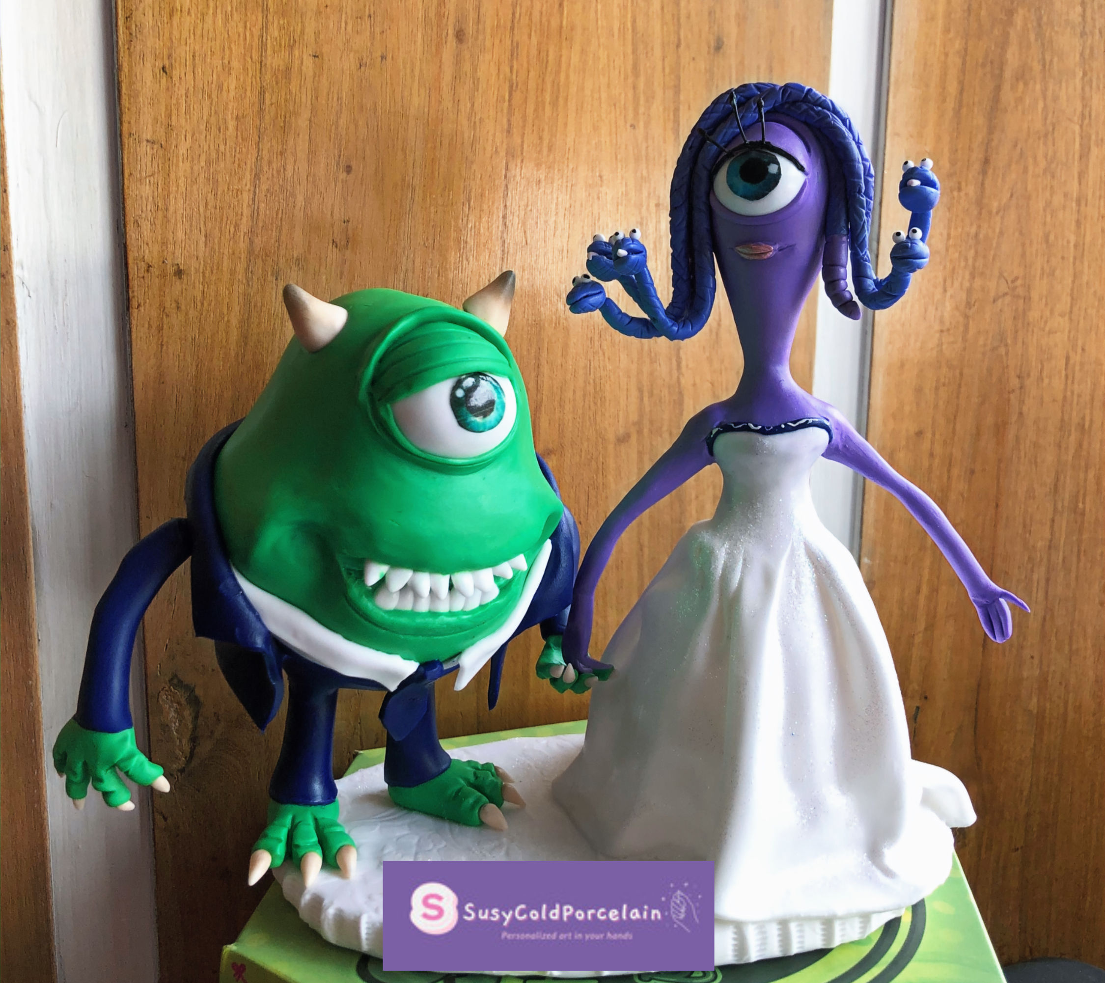 Monster Inc. Bride and Groom