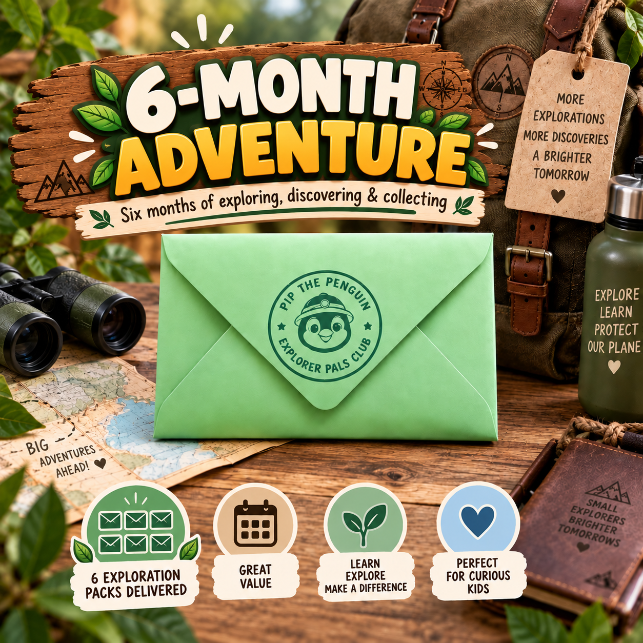Explorer Pals 6-Month Adventure Bundle — MOST POPULAR!