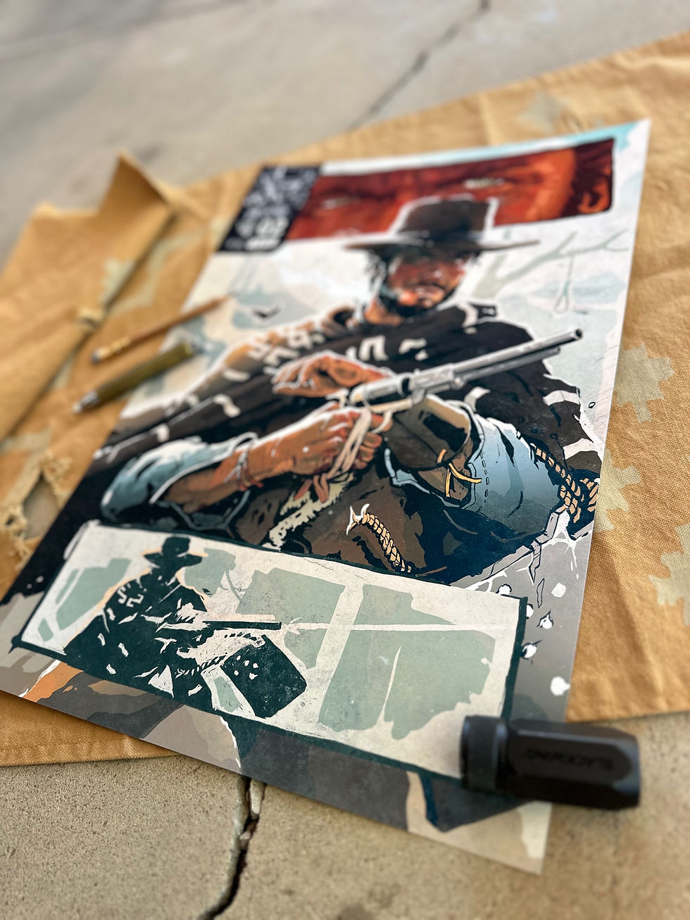 Thumbnail: THE MAN WITH NO NAME | of Blood & Sand #02, Limited Run Print Series