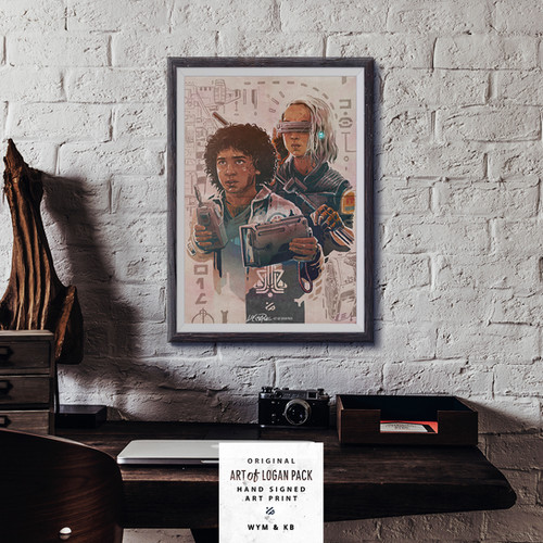 LOGAN】 ART PRINT モーション フレームセット