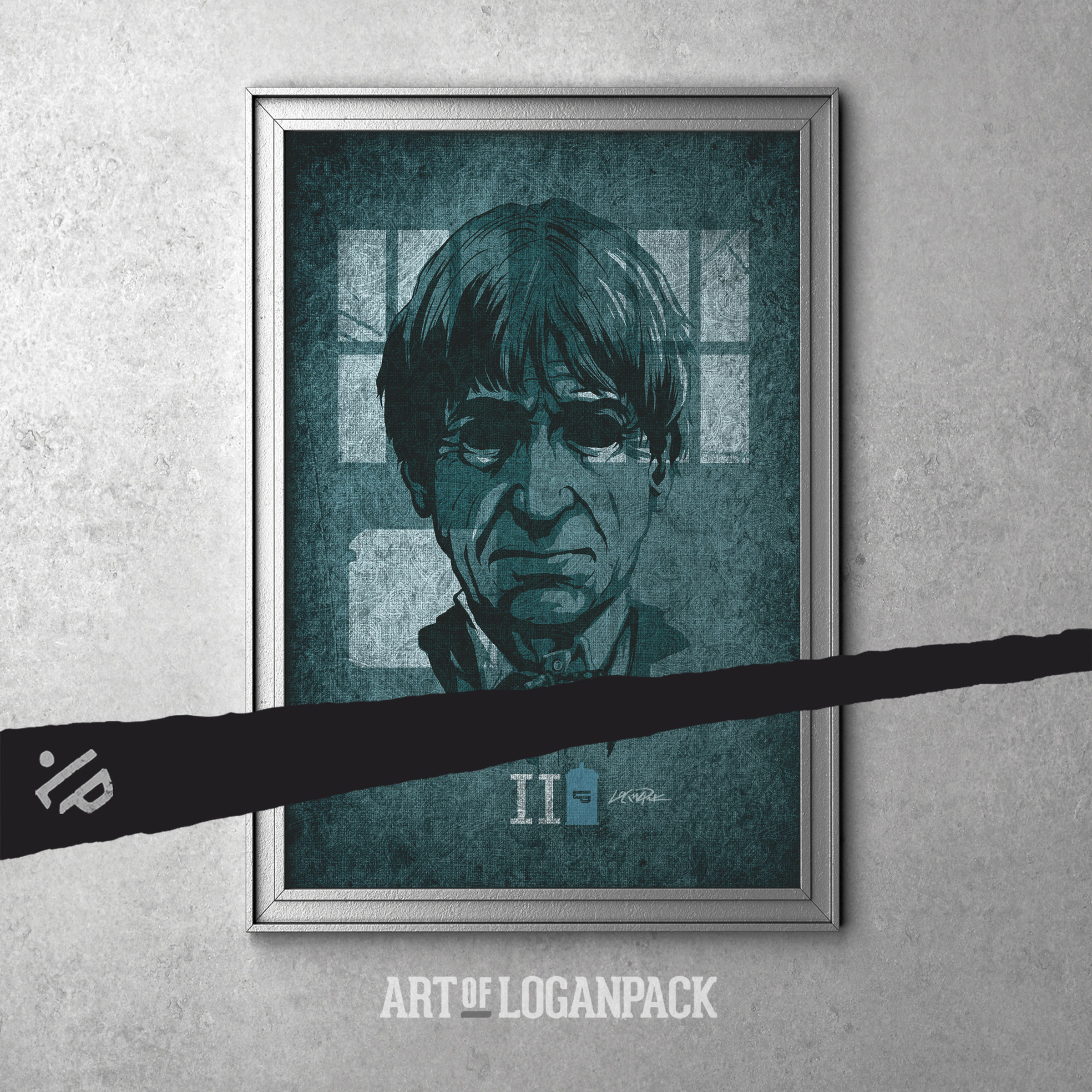 II | I'm the Doctor Series | Patrick Troughton | Original Hand-signed Art Print