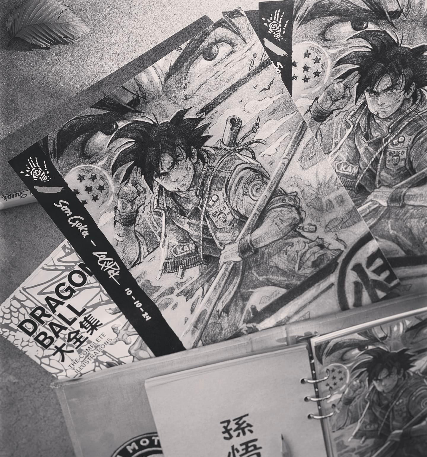 SON GOKU | of BLOOD & SAND Rough Cut, HandSigned and Numbered Limited Run Print 