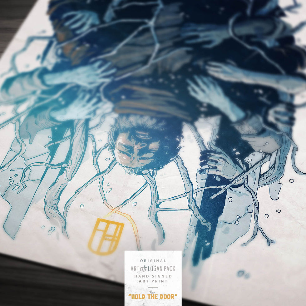 Thumbnail: HODOR | Marquee Series | Game of Thrones | Hand-signed Art Print by Logan Pack