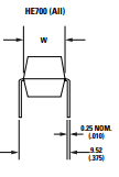 Thumbnail: Hamlin HE722A1210  12v 500mA 200v DPST Reed Relay LR11 GF17a