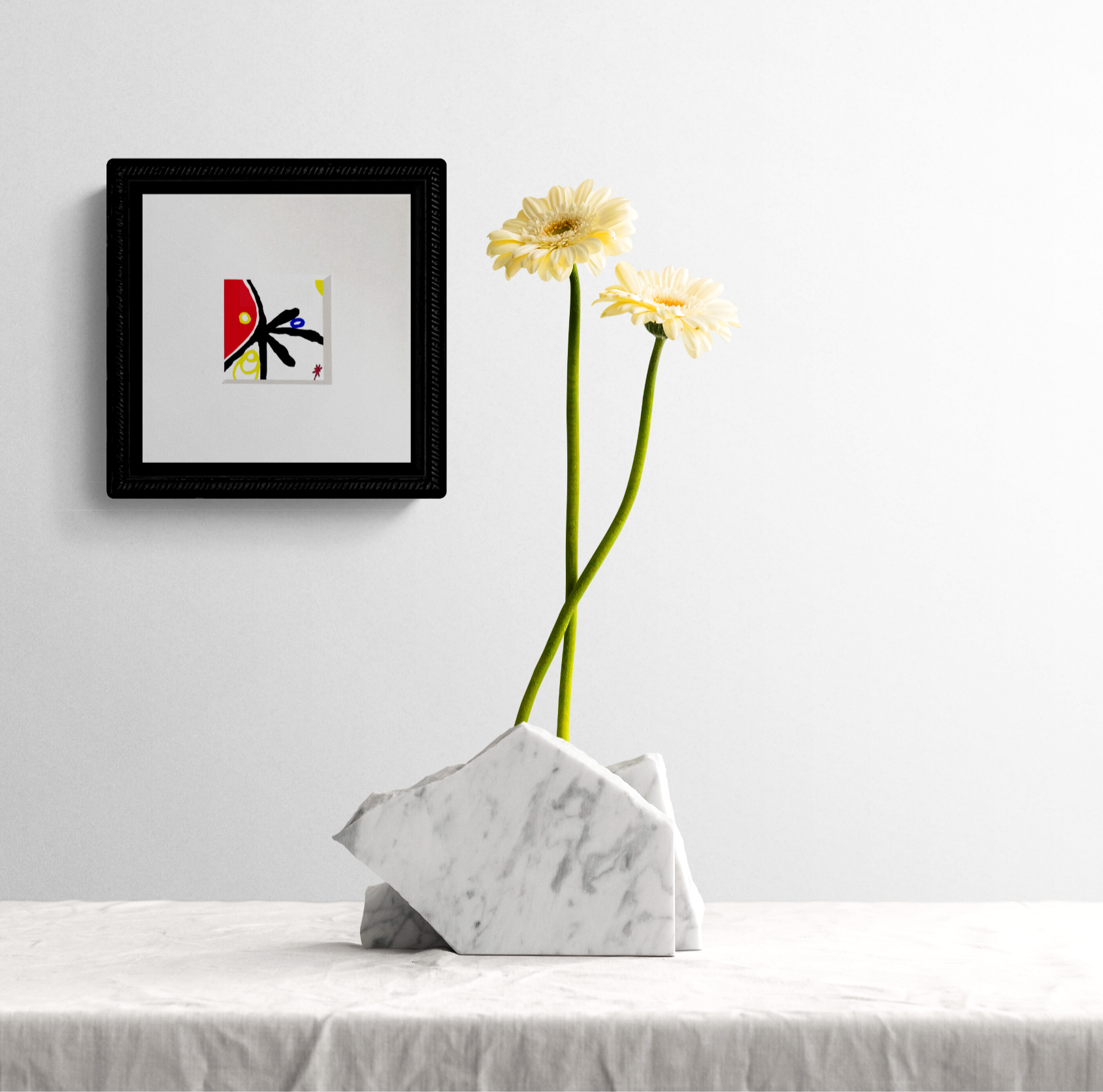 Soleil clin d'œil - 15x15 cm