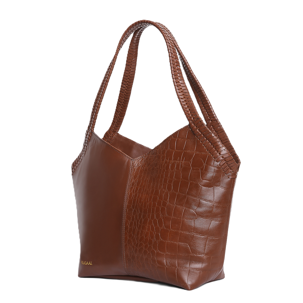 Thumbnail: Vayra Tote Coco Brown