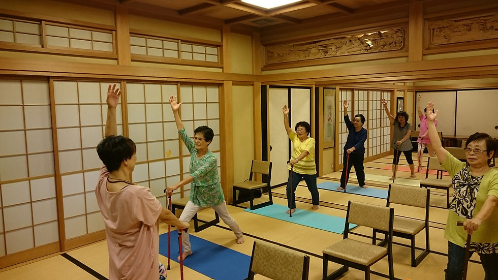 神戸発杖ヨガ ワークショップ